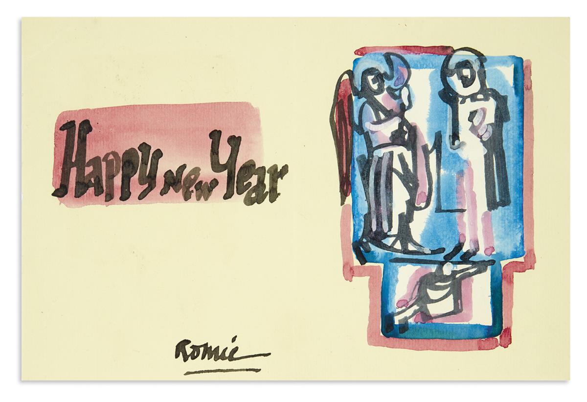 (ART.) Archive of letters, postcards, and greeting cards sent by the artist Romare Bearden.